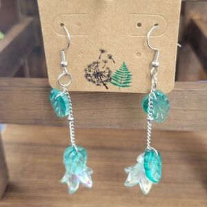 Blue Sea Nymph Inspired Fairy & Cottage Core Earrings